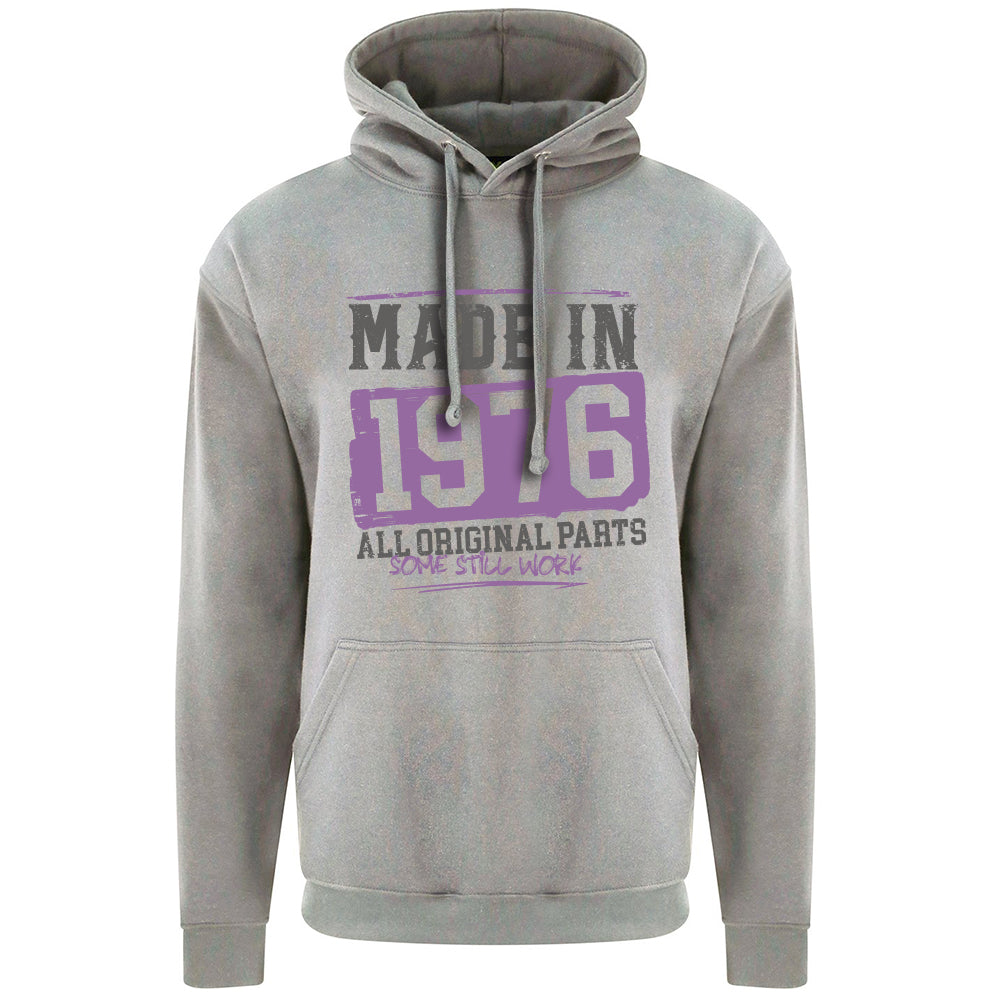 Made In 1976 Funny Birth Year Hoodie