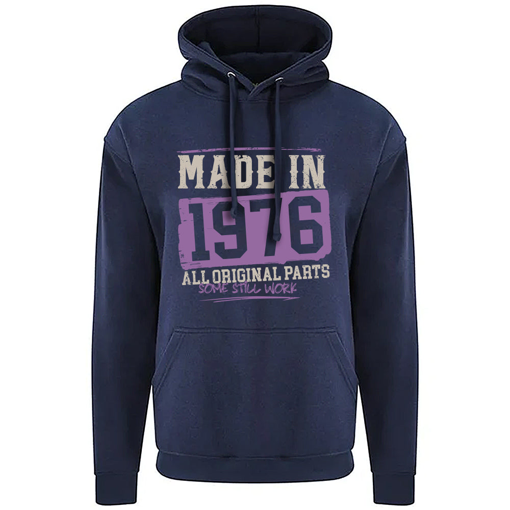 Made In 1976 Funny Birth Year Hoodie