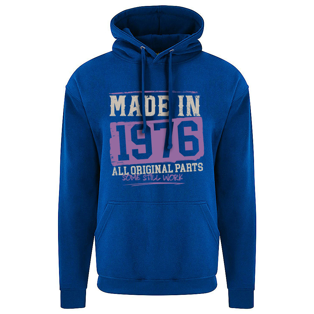 Made In 1976 Funny Birth Year Hoodie