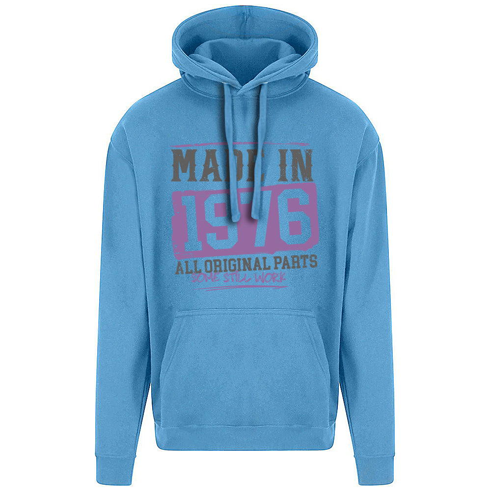 Made In 1976 Funny Birth Year Hoodie