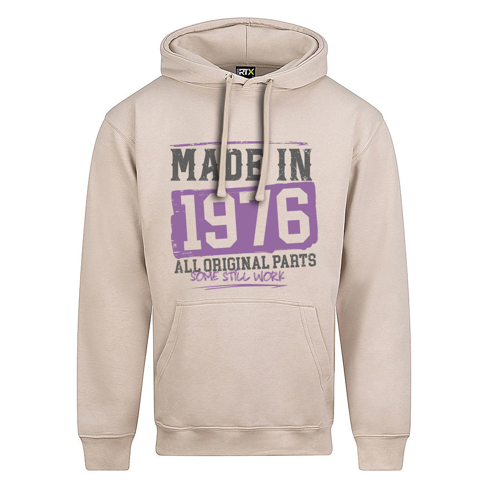 Made In 1976 Funny Birth Year Hoodie