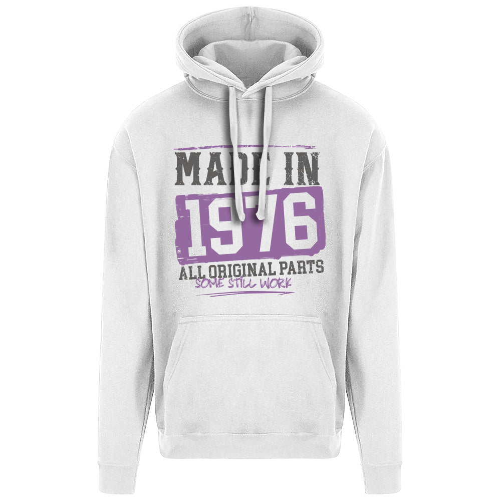 Made In 1976 Funny Birth Year Hoodie