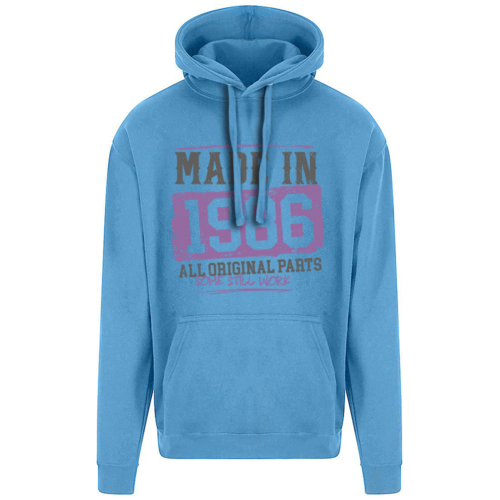 Made In 1986 Funny Birth Year Hoodie