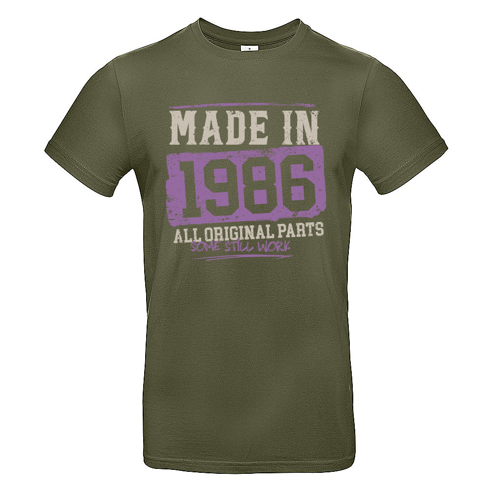 Made In 1986 Funny Birth Year T-Shirt