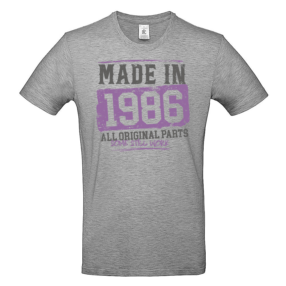 Made In 1986 Funny Birth Year T-Shirt
