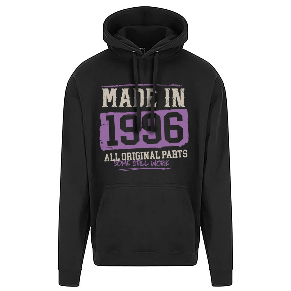 Made In 1996 Funny Birth Year Hoodie