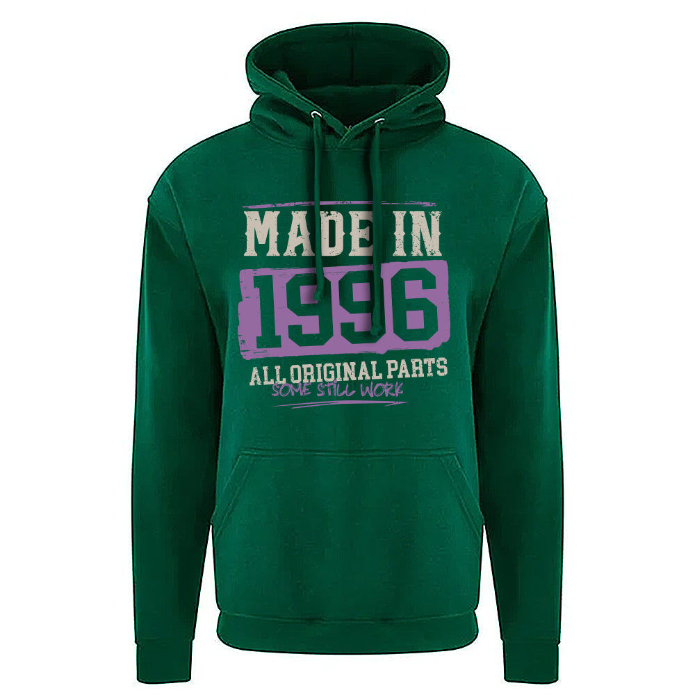Made In 1996 Funny Birth Year Hoodie