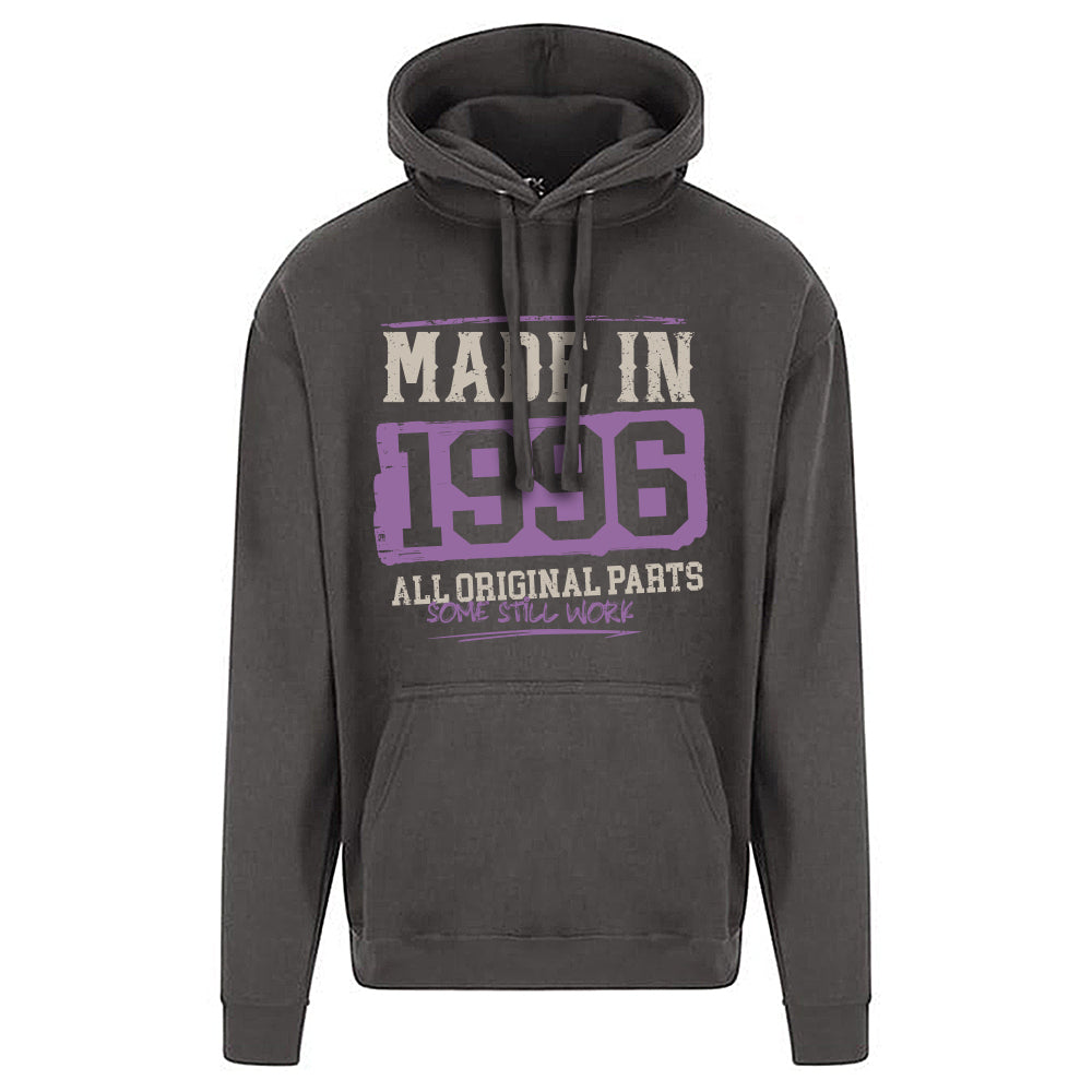 Made In 1996 Funny Birth Year Hoodie