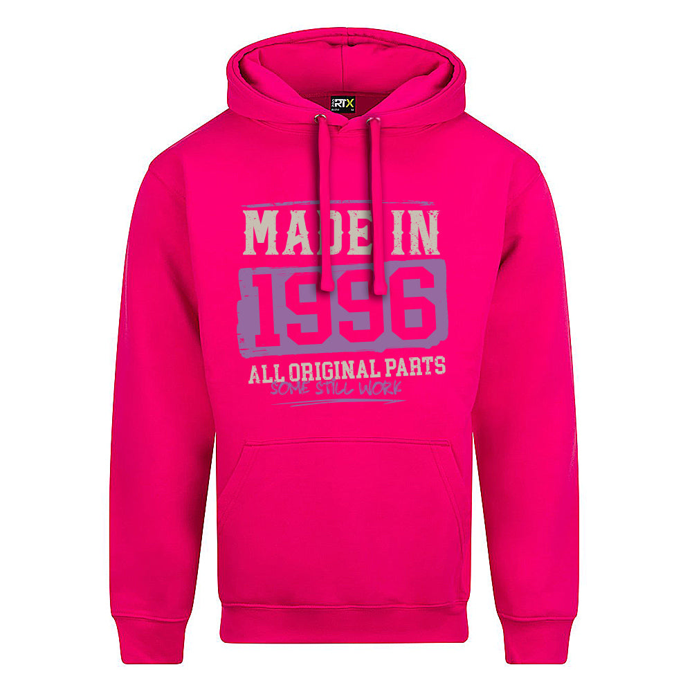 Made In 1996 Funny Birth Year Hoodie