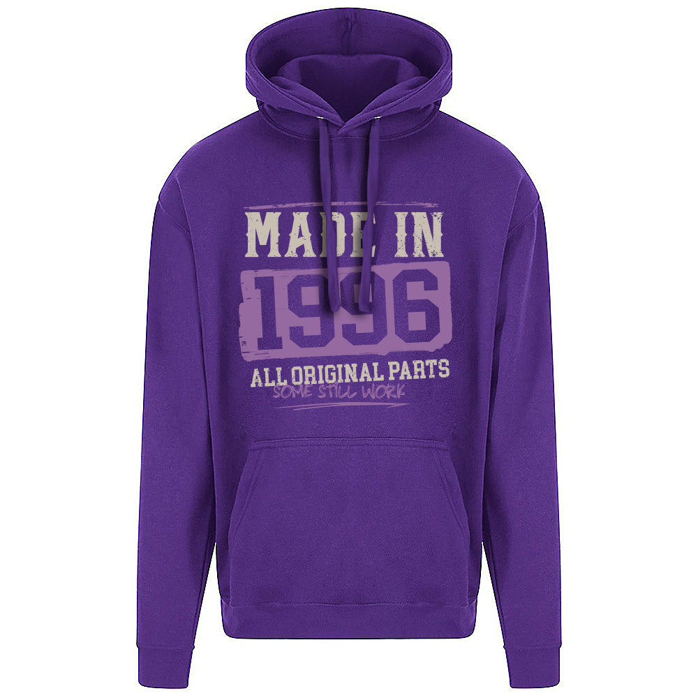 Made In 1996 Funny Birth Year Hoodie
