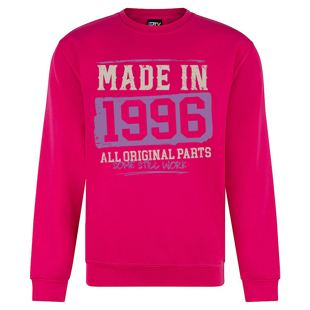 Made In 1996 Funny Birth Year Sweatshirt