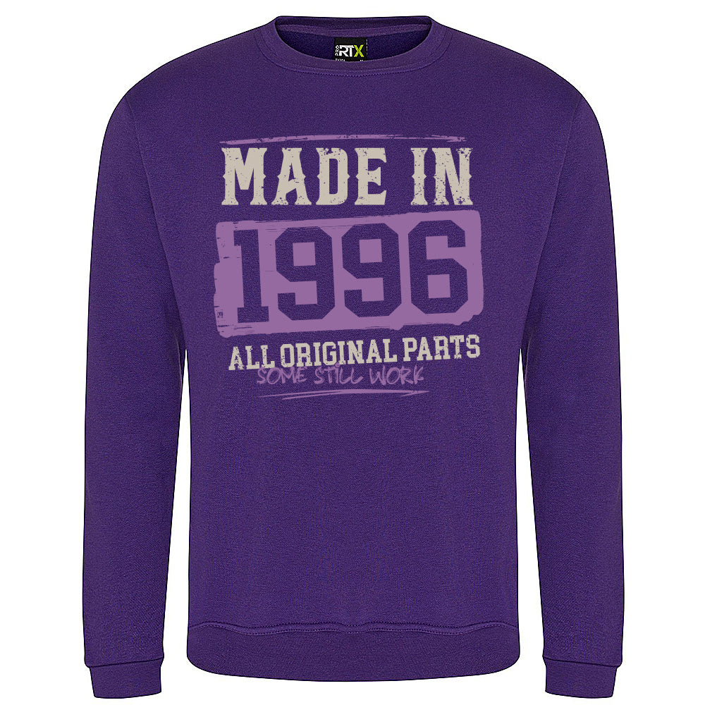 Made In 1996 Funny Birth Year Sweatshirt