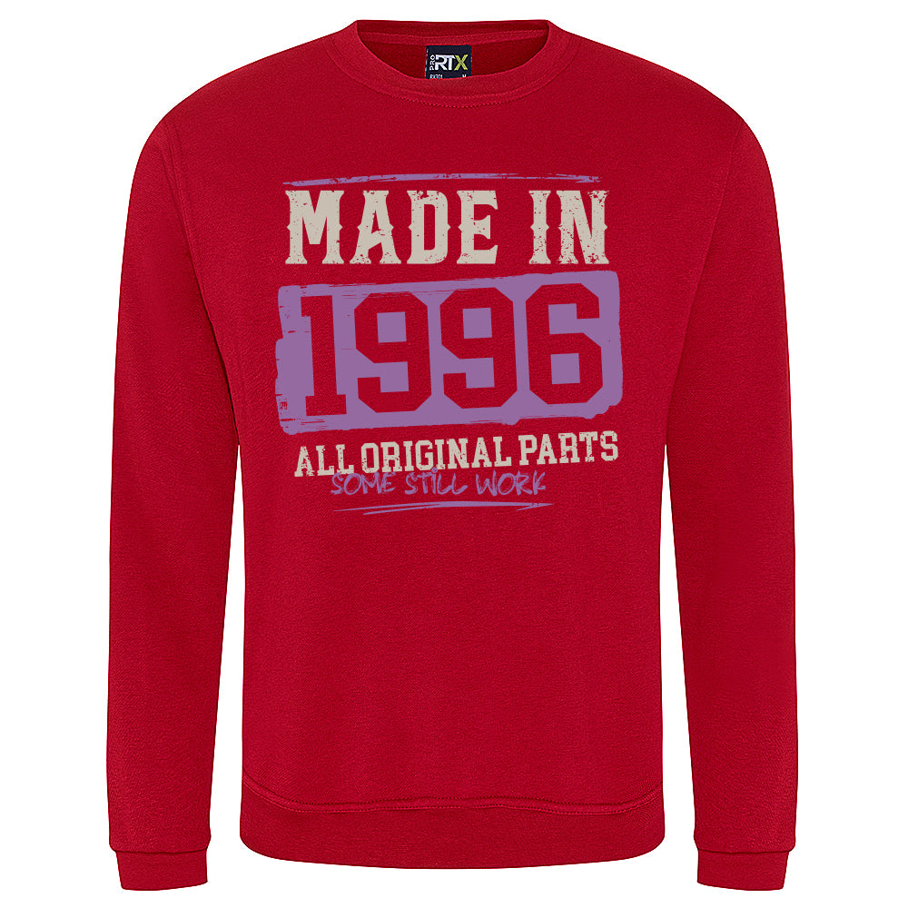 Made In 1996 Funny Birth Year Sweatshirt