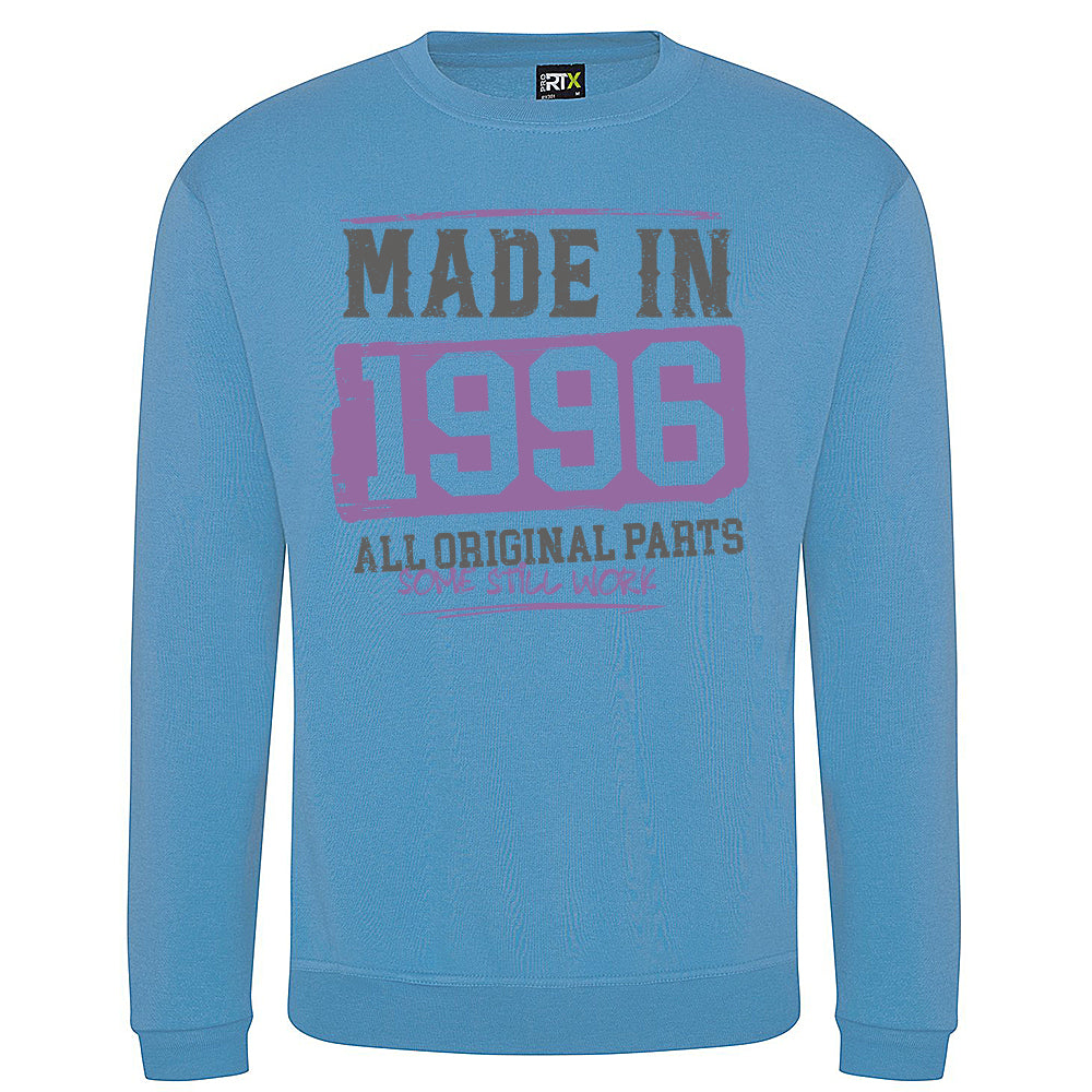 Made In 1996 Funny Birth Year Sweatshirt