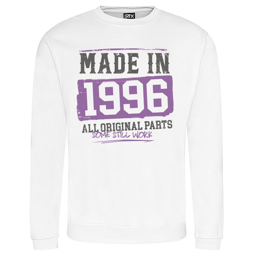 Made In 1996 Funny Birth Year Sweatshirt