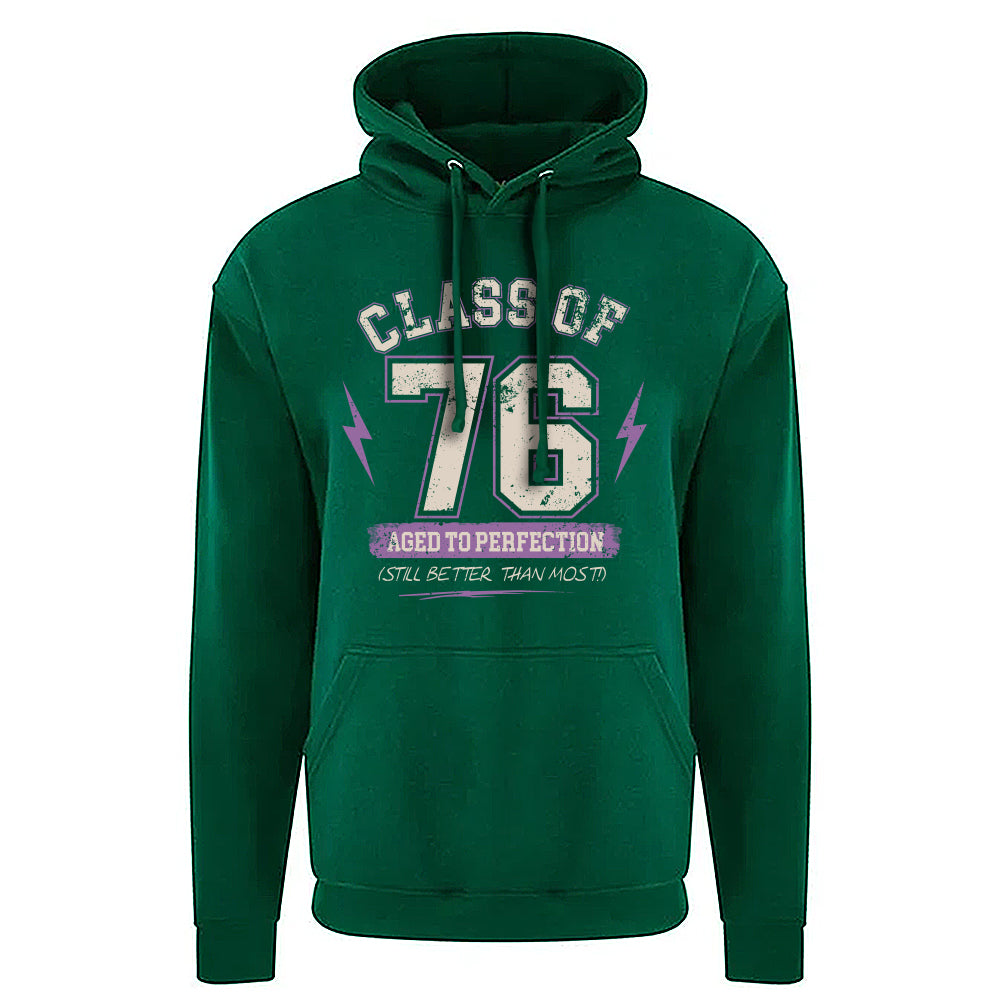 Class Of '76 Funny Birth Year Hoodie
