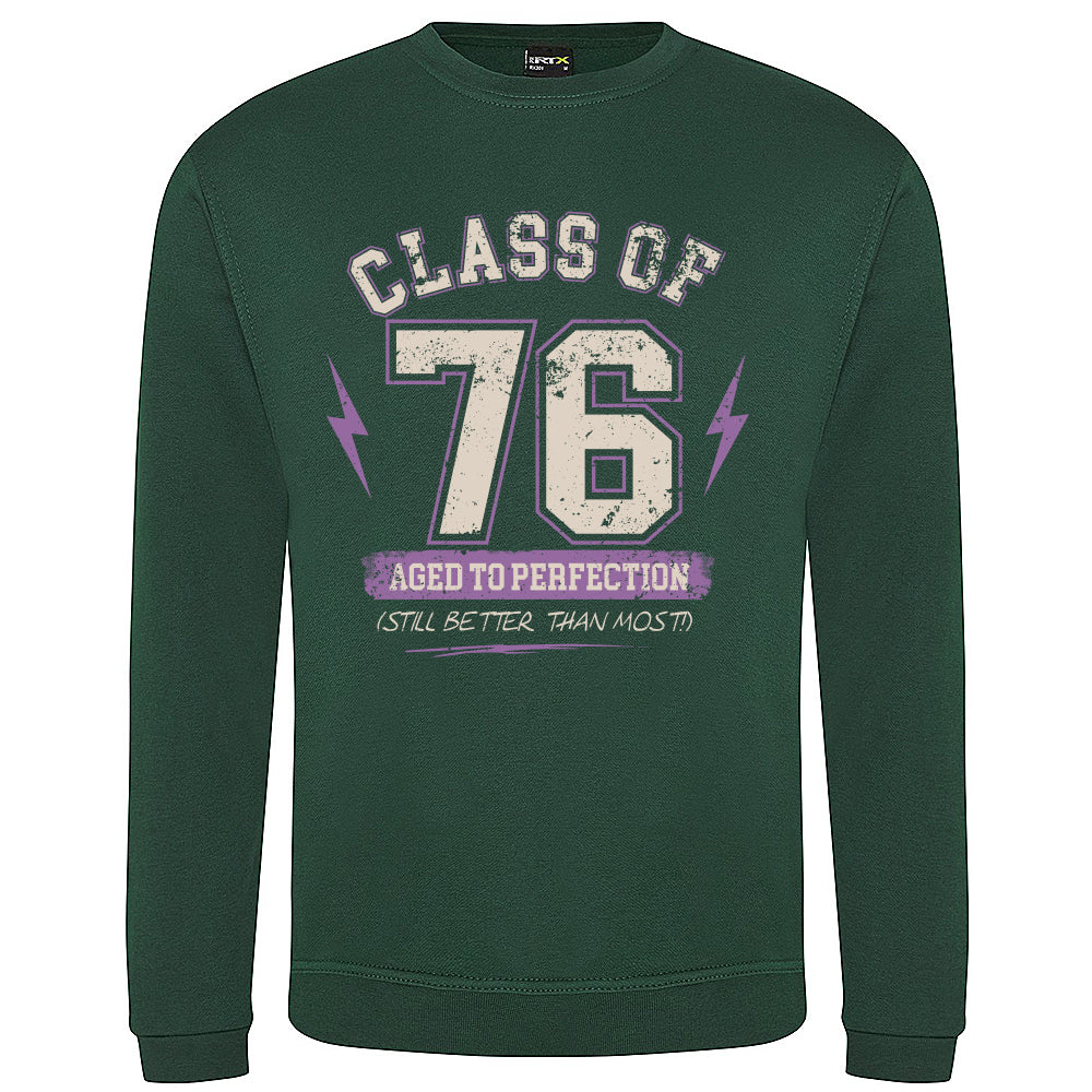 Class Of '76 Funny Birth Year Sweatshirt