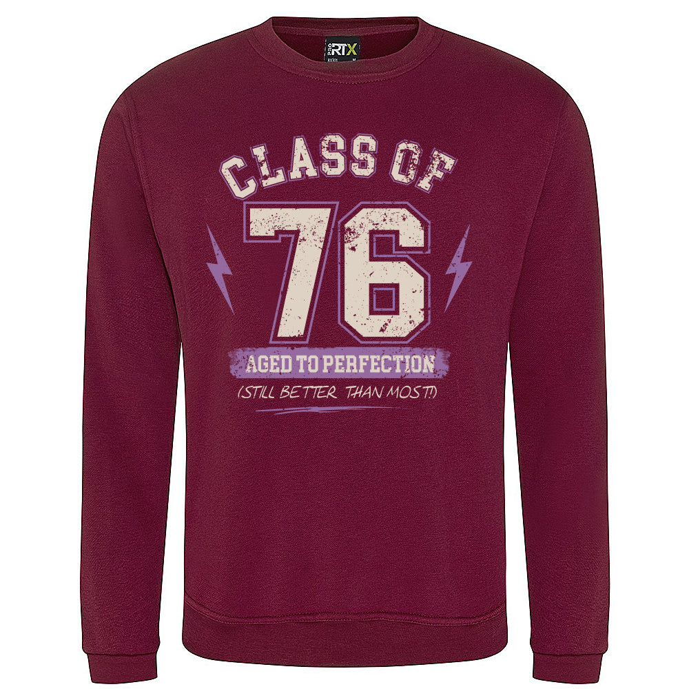 Class Of '76 Funny Birth Year Sweatshirt