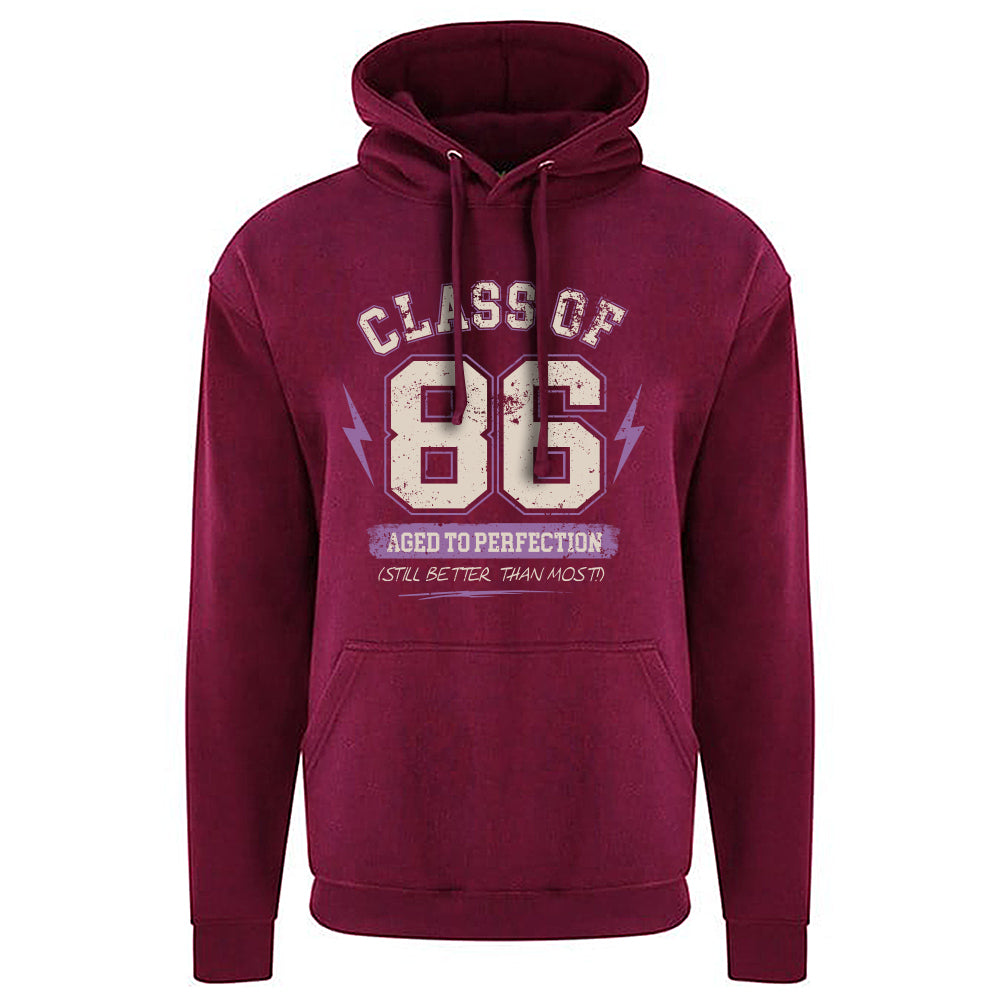 Class Of '86 Funny Birth Year Hoodie