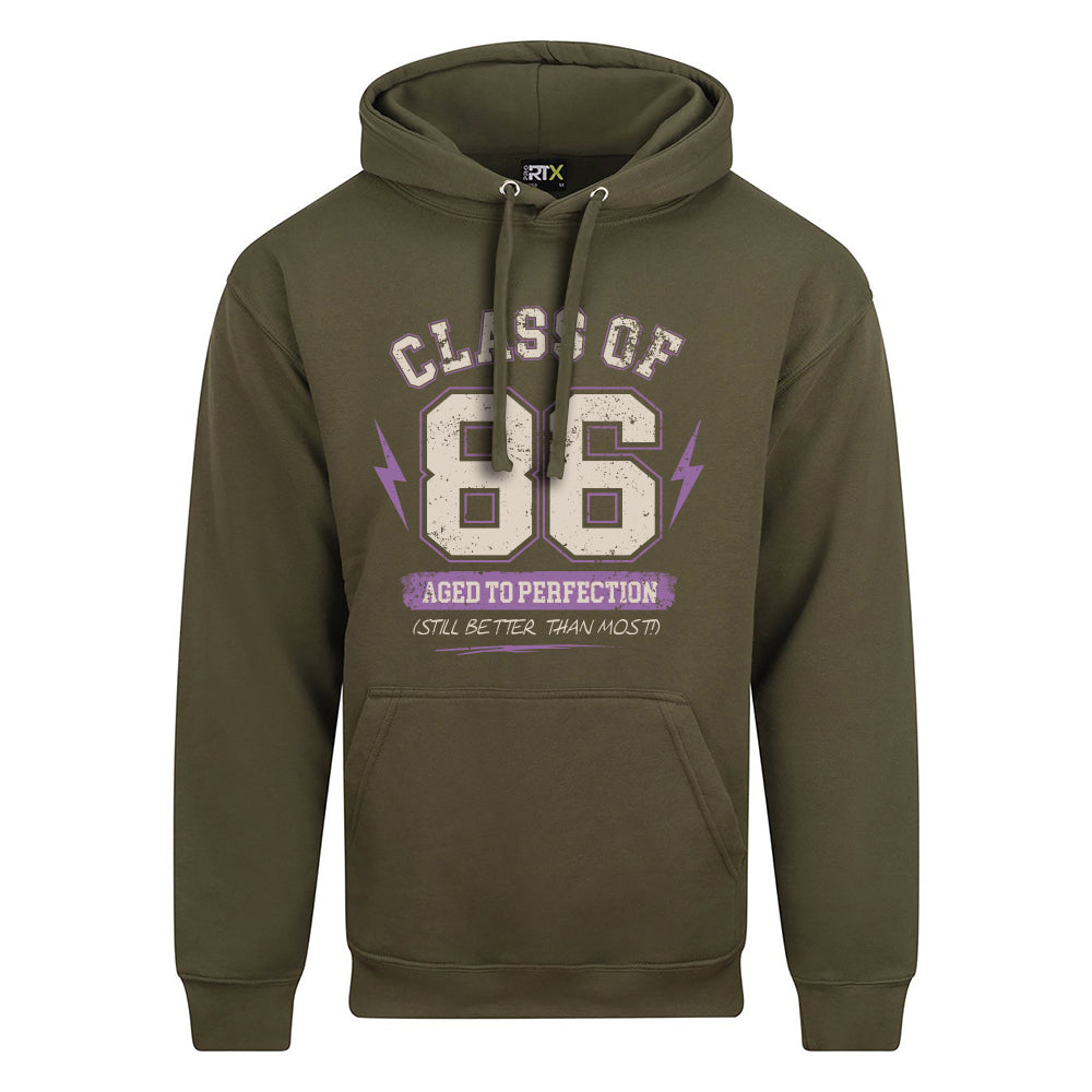 Class Of '86 Funny Birth Year Hoodie
