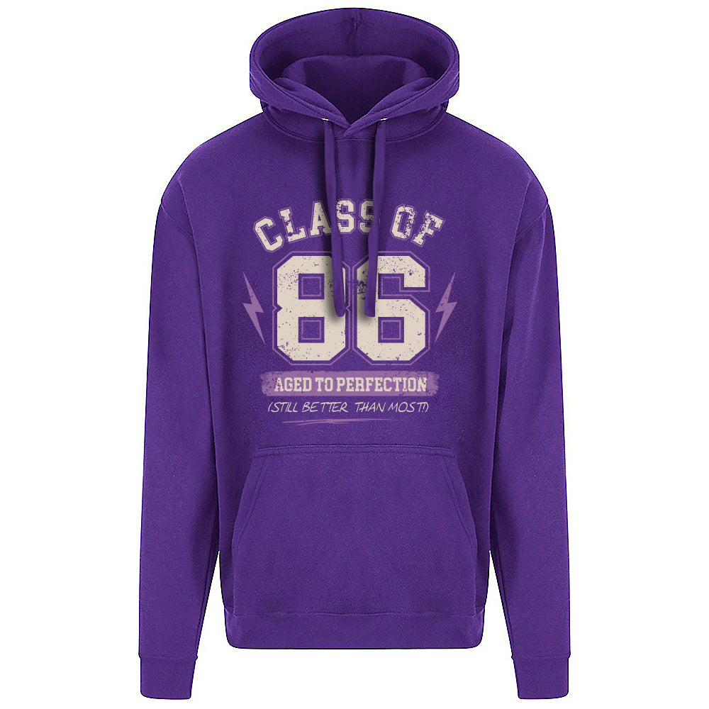 Class Of '86 Funny Birth Year Hoodie