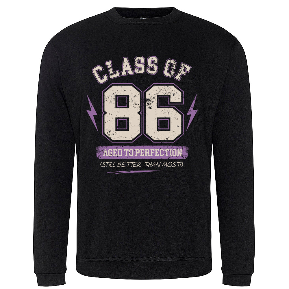 Class Of '86 Funny Birth Year Sweatshirt