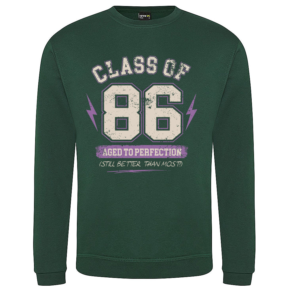 Class Of '86 Funny Birth Year Sweatshirt
