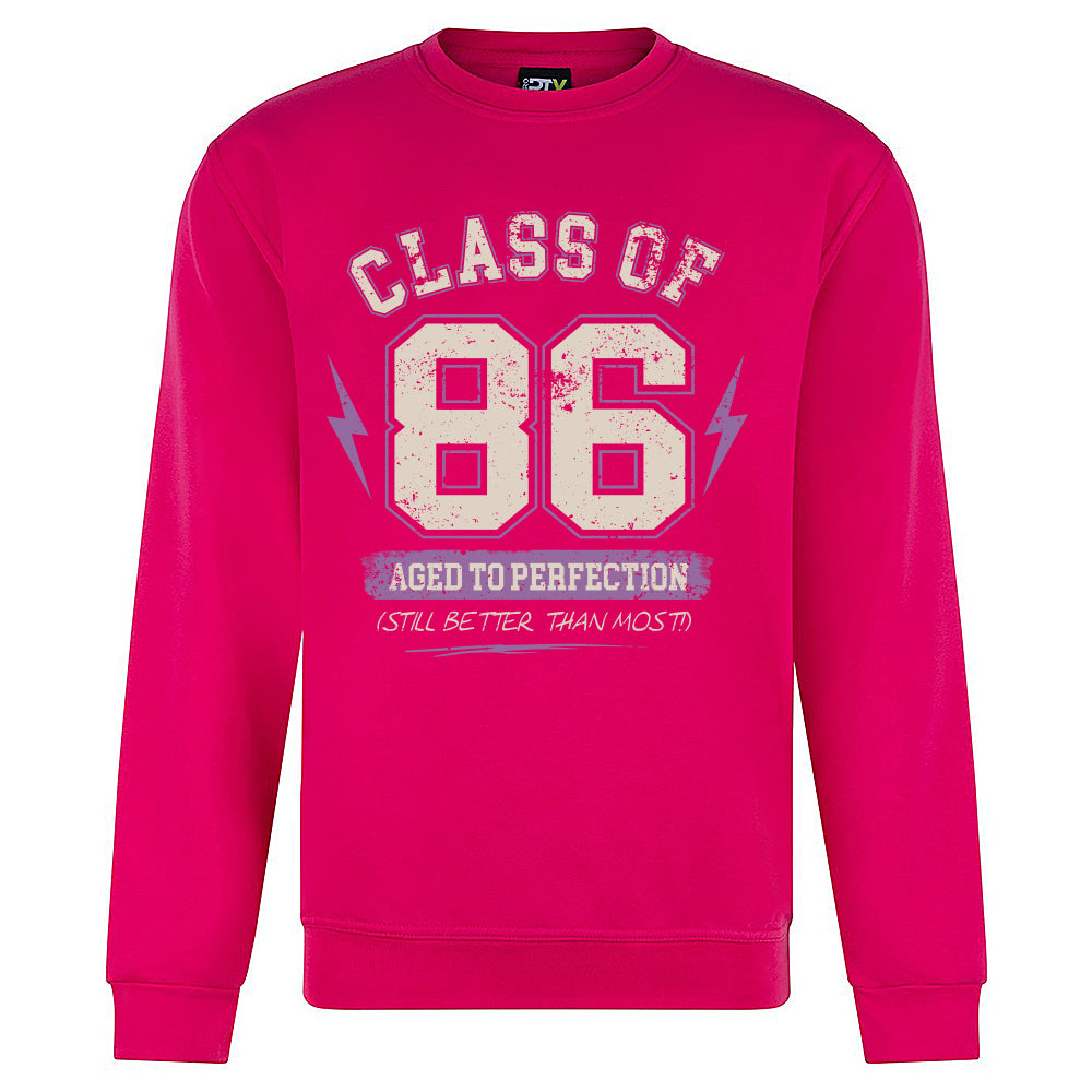 Class Of '86 Funny Birth Year Sweatshirt