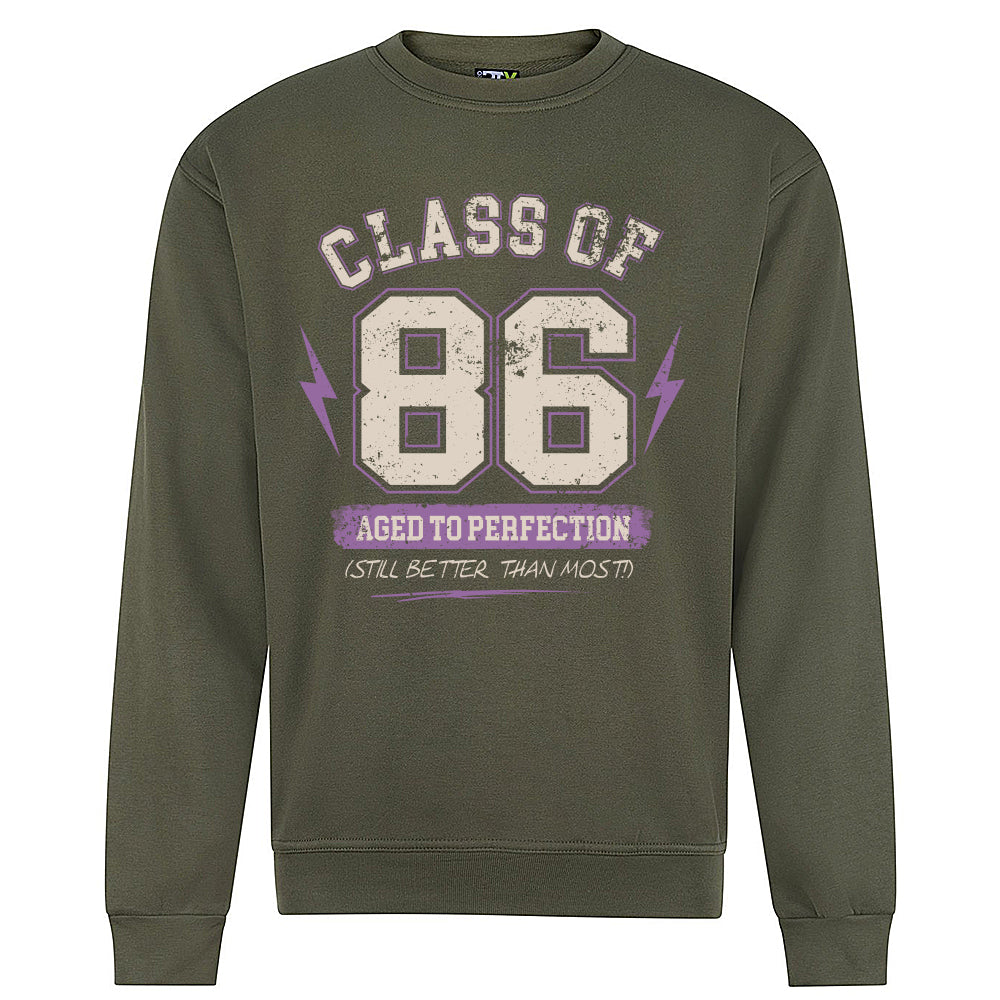 Class Of '86 Funny Birth Year Sweatshirt