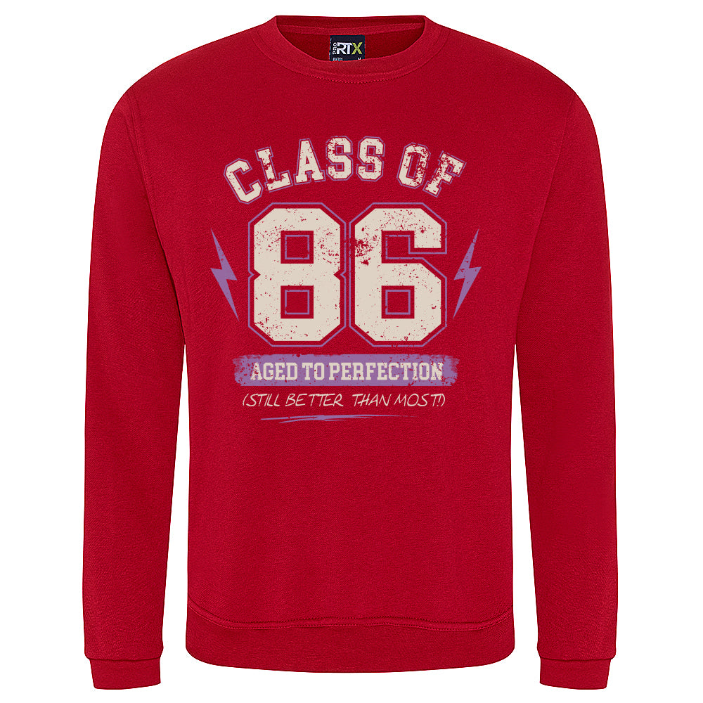 Class Of '86 Funny Birth Year Sweatshirt