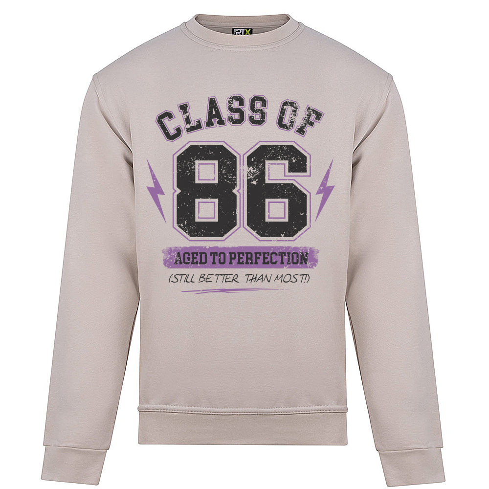 Class Of '86 Funny Birth Year Sweatshirt