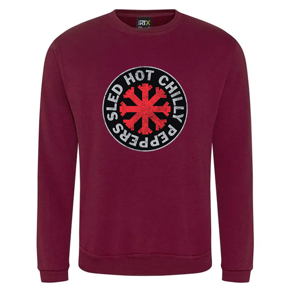 Sled Hot Chilly Peppers Christmas Jumper