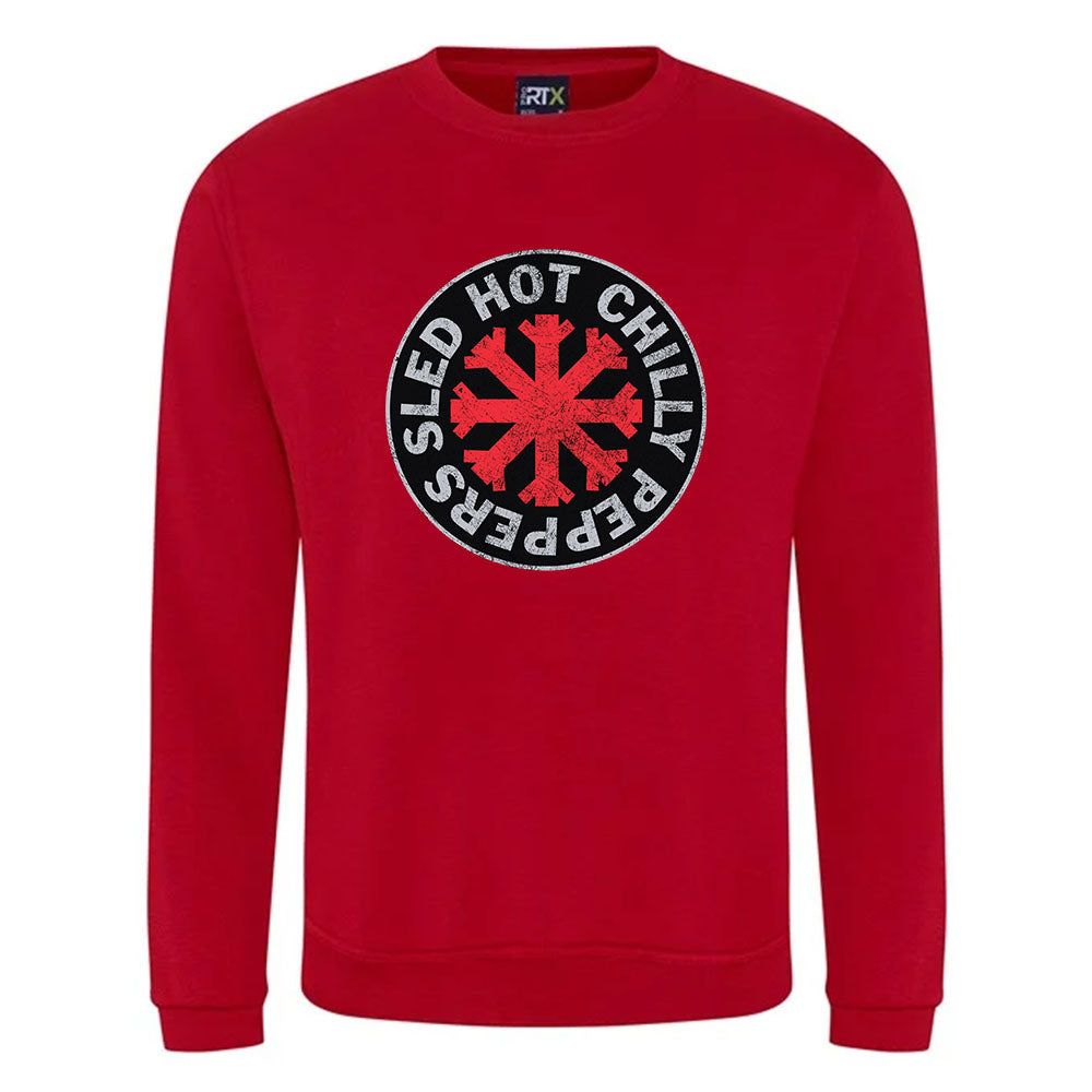 Sled Hot Chilly Peppers Christmas Jumper