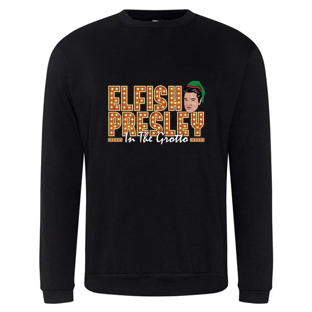 Elfish Presley Christmas Jumper