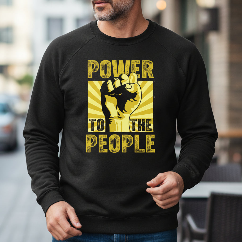 Power To the People British Comedy Sweatshirt
