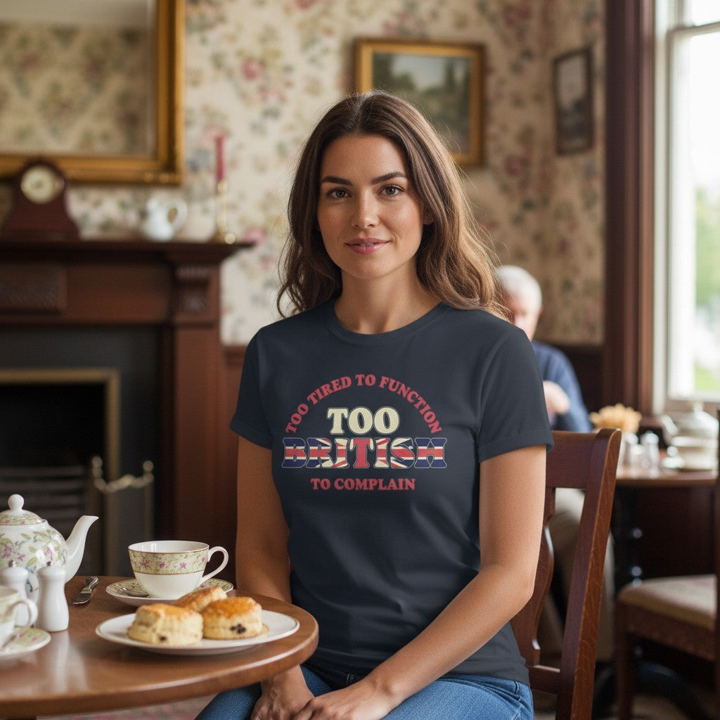 Too British To Complain Funny T-Shirt