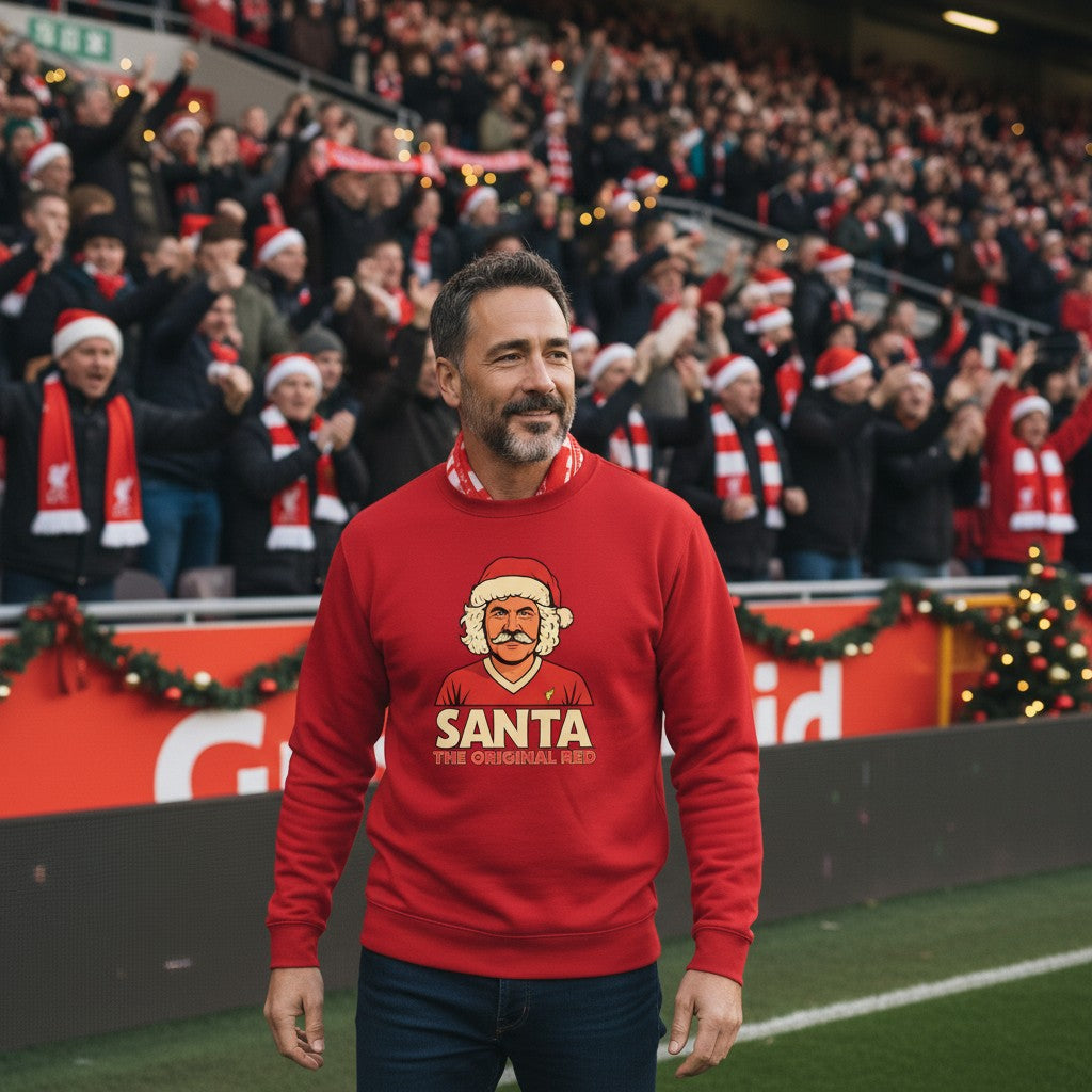 Santa The Original Red Football Christmas Jumper