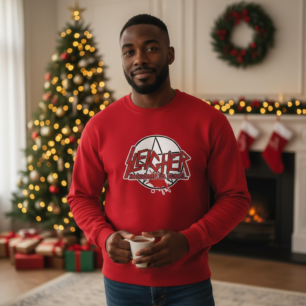 Sleigher Funny Music Christmas Jumper