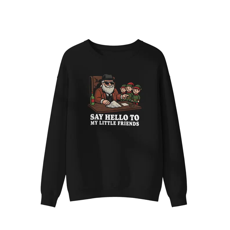 Gangster Santa & Elves Christmas Jumper
