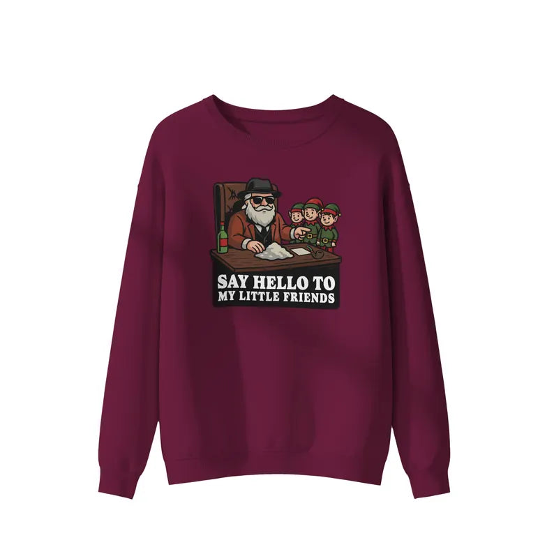 Gangster Santa & Elves Christmas Jumper