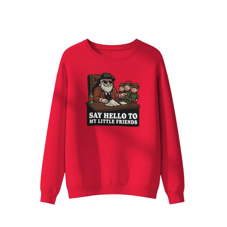 Gangster Santa & Elves Christmas Jumper