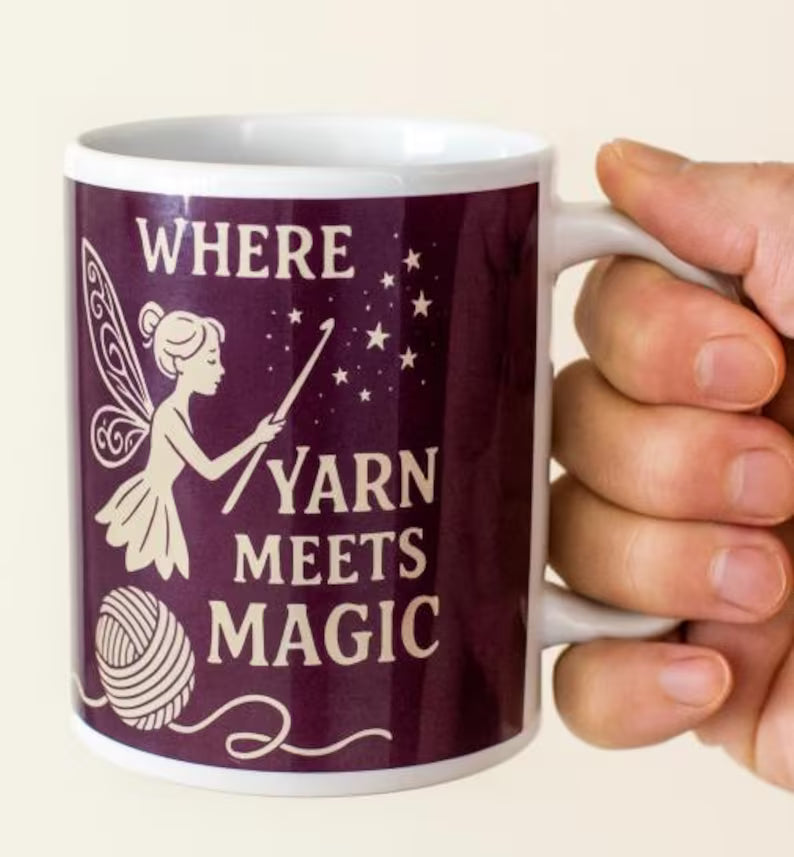 I'm a Hooker Crochet Mug